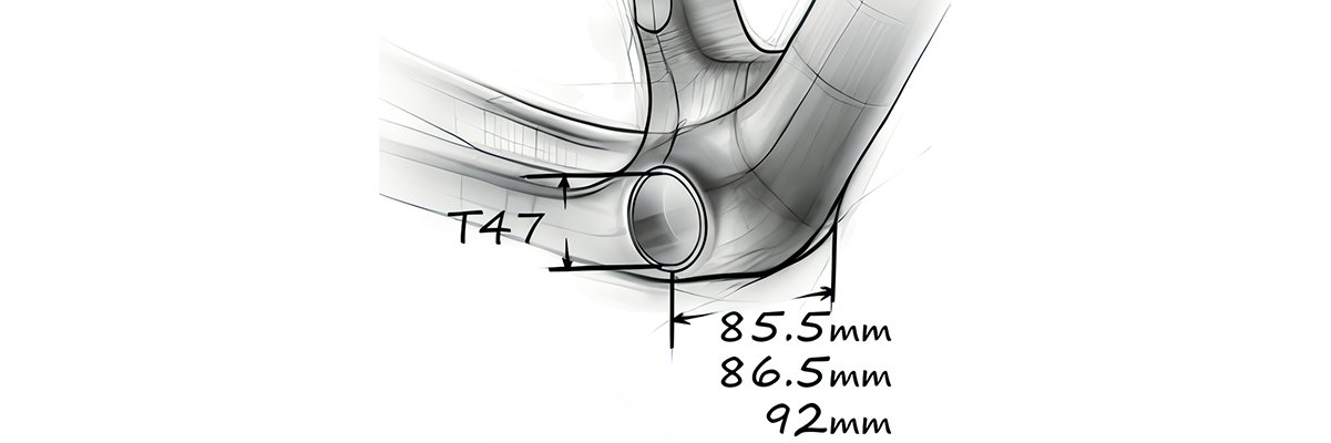 Movimento Central de Bicicleta Token BB47V29 Sram DUB 85.5/86.5